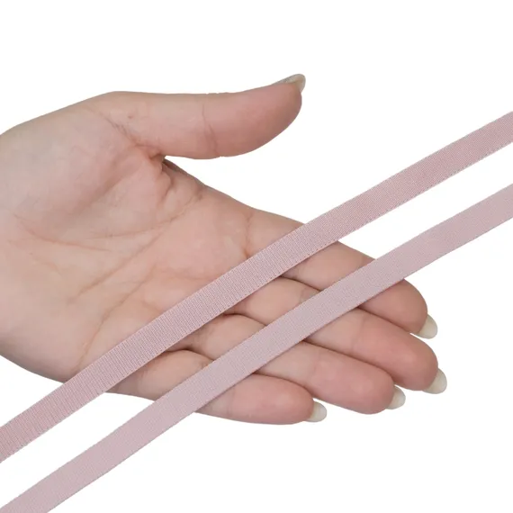 Резинка бретелечная пыльно-розовая 10 мм (цв. 019), 640/10