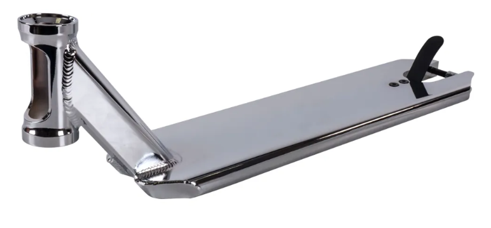 Дека для самоката Provokator 50x12cm silver chrome