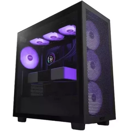 Корпус NZXT H7 Flow RGB Window Mini-ITX, Micro-ATX, ATX Black (CM-H71FB-R1) RTL