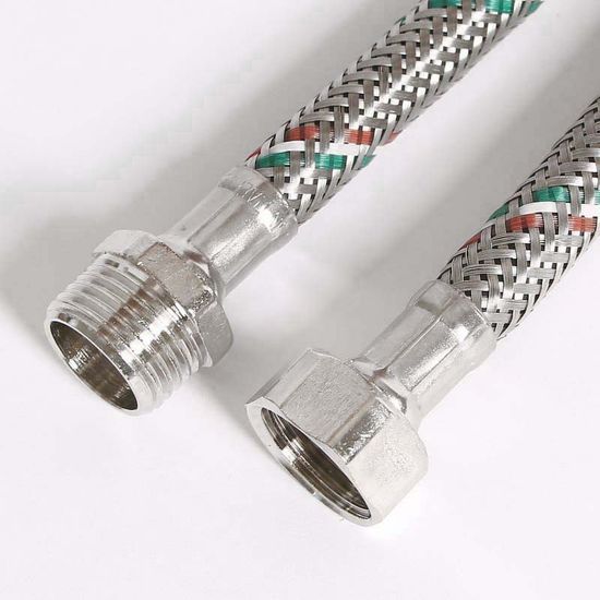 Гибкая подводка для воды Uni-Fitt НР 1/2" х ВР 1/2", длина 1000 мм (501S2010)