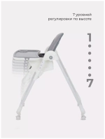 Стол-стул MOWBaby "HONEY" RH600 Grey