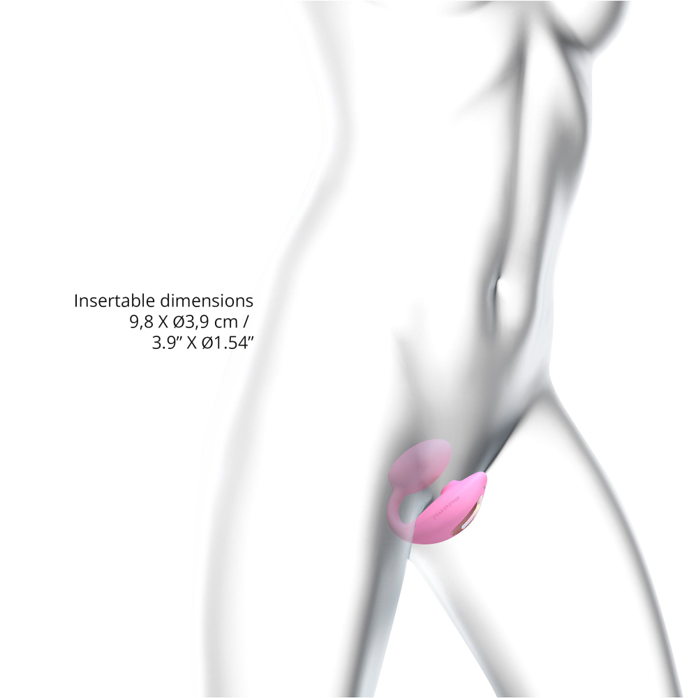 Стимулятор клитора и зоны G для пары Love to love WONDERLOVER PINK PASSION