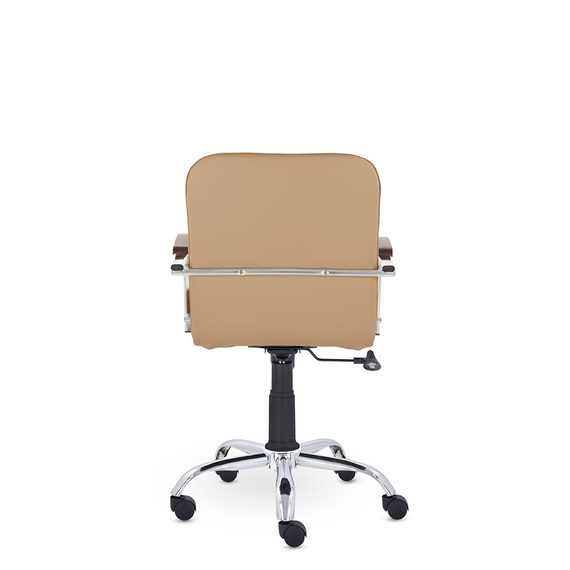 Кресло Самба GTP TG СН D8 (темный орех) S-0426 (светло-коричневый)