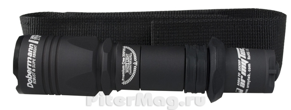 Фонарь Armytek Dobermann Pro XHP35 HI (белый свет) 1700  люмен [F02102BC]