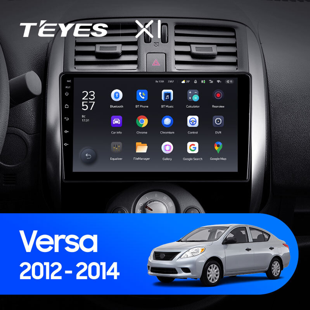 Teyes X1 9" для Nissan Sunny, Versa 2012-2014