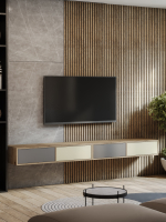 Тумба подвесная с перегородкой _Д_БЛ