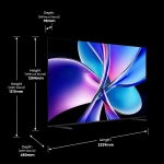 Телевизор Hisense 100E7Q PRO 100" QLED Ultra HDCharcoal grey, 2025