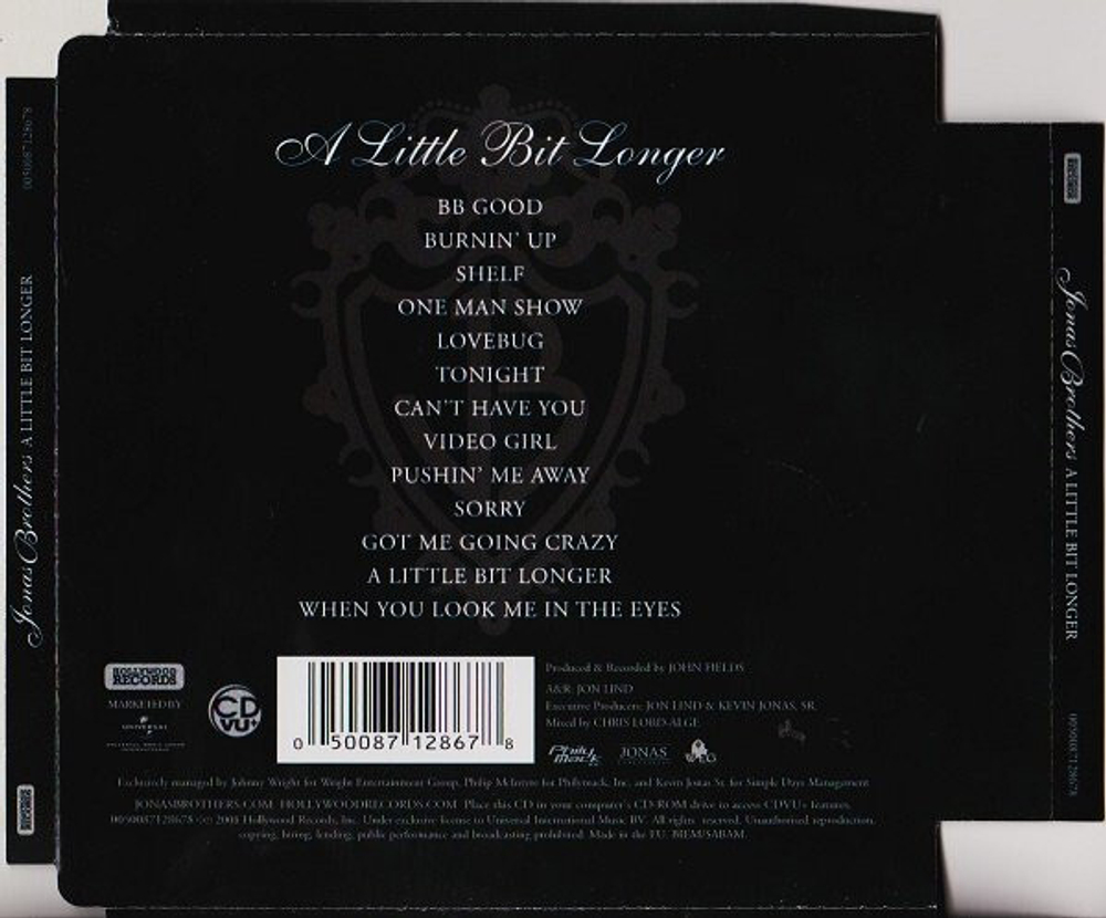 CD: Jonas Brothers — «A Little Bit Longer» (2008)