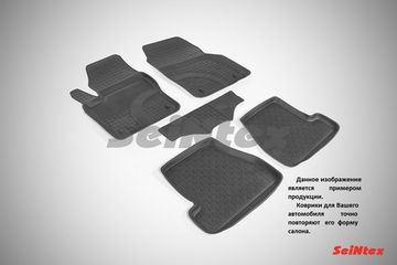 Резиновые коврики в салон Lada Granta (2011-2018) "Высокий борт"