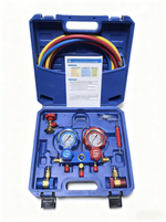 Манометрическая станция для измерения давления фреонов R22, R134A, R404A, R407C, Коллектор MAX (1 шт. / комплект)