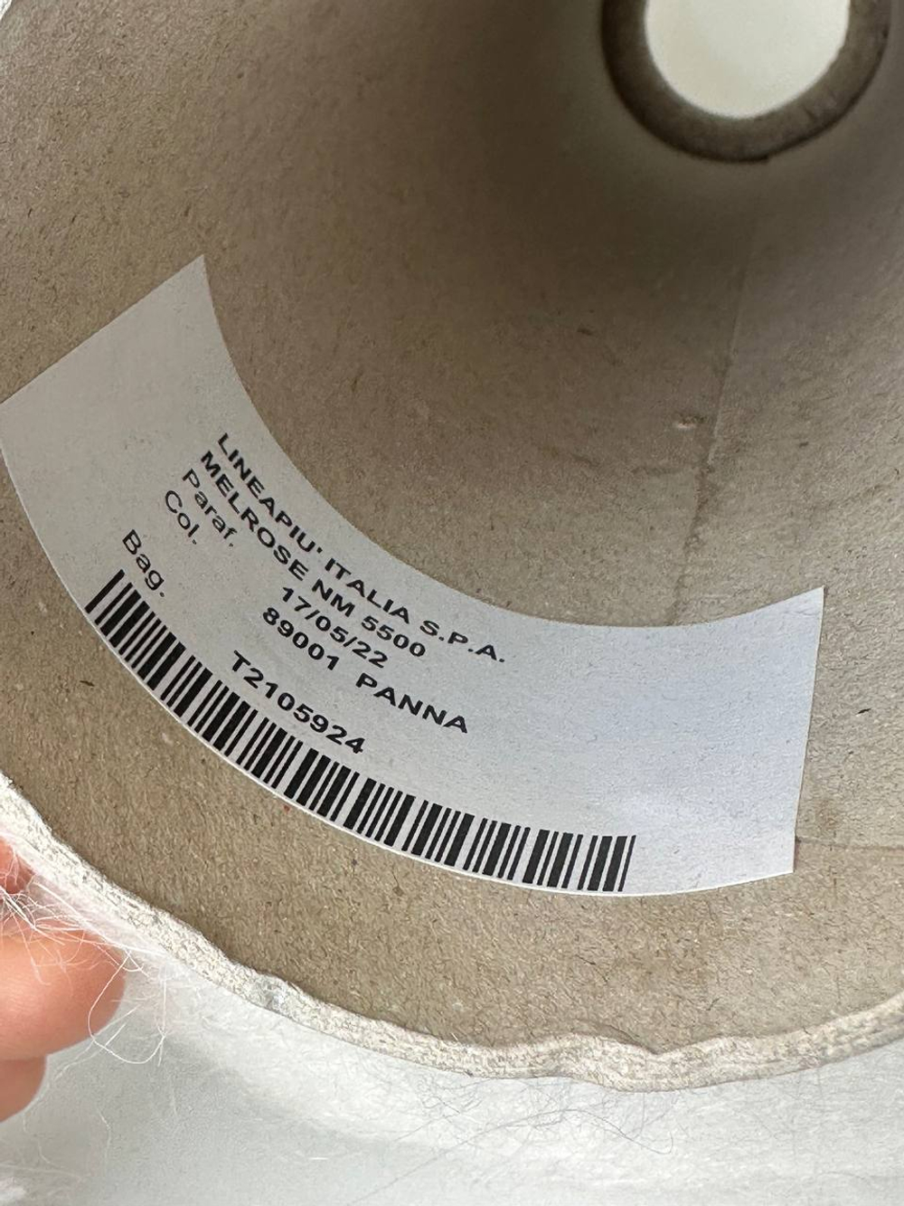 MELROSE - Lineapiu'; 71% альпака Superfine, 4% меринос, 22% п/а, 3% эластан; 550м/100гр; col.89001 Panna , цвет: белый; S502