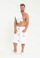 MARINE кремовый набор мужской для сауны  Турция