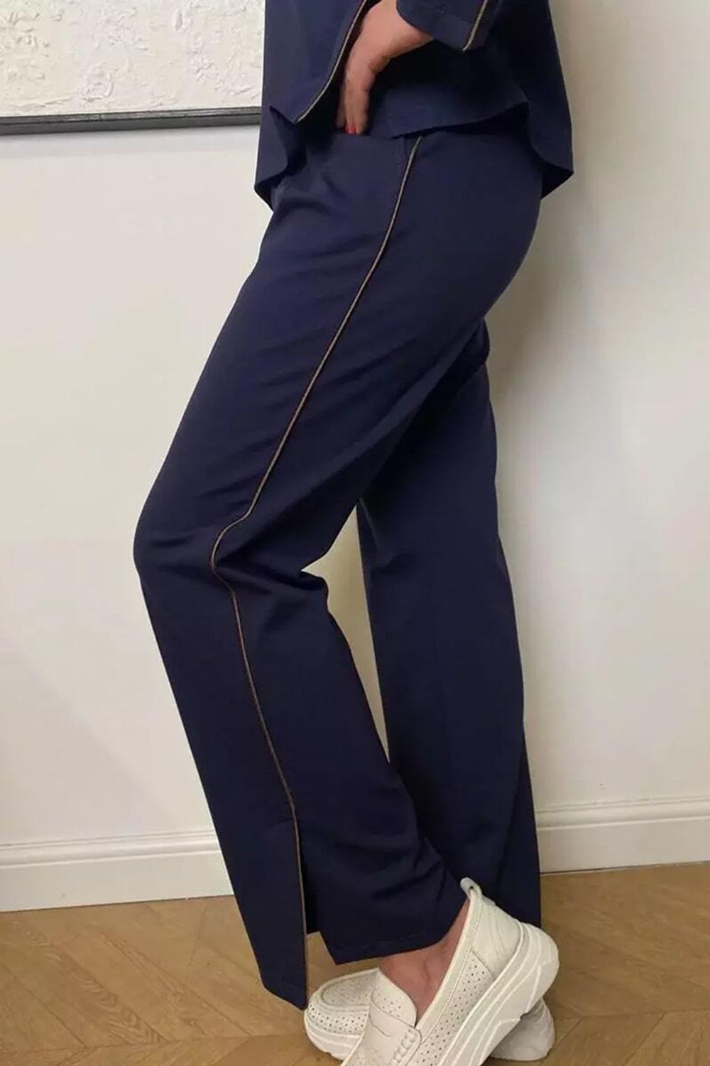 Брюки спортивные синие