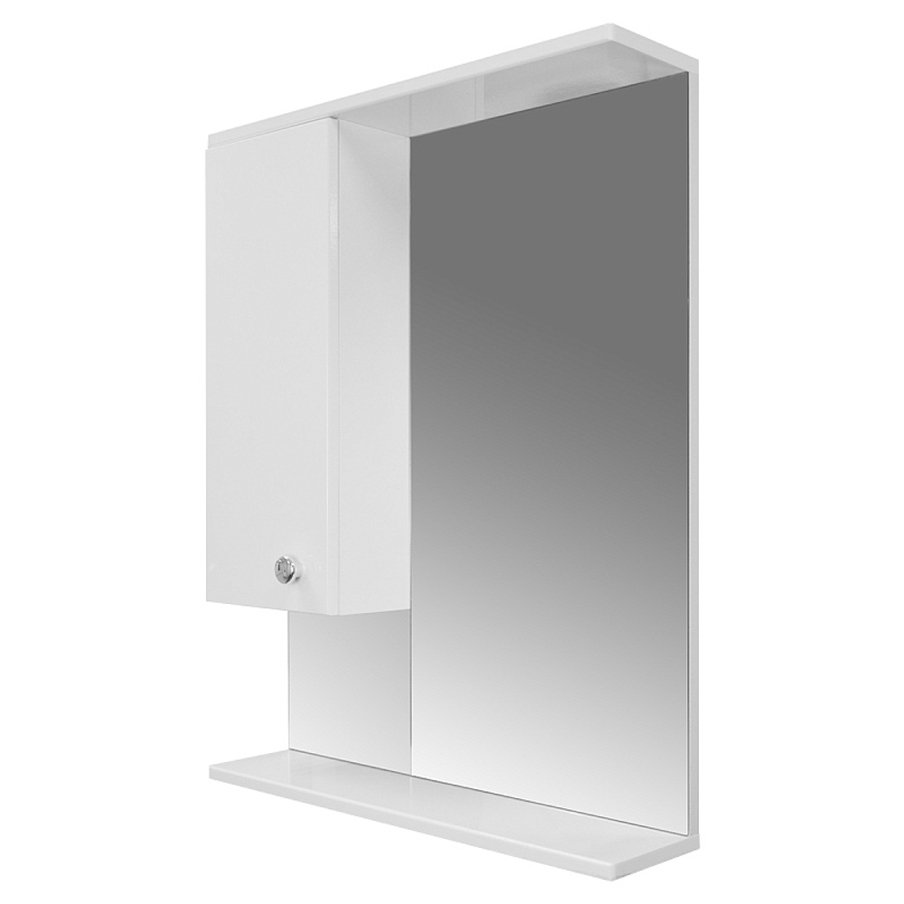 Loranto Моника Зеркало-шкаф 60 без светильника, левостороннее, 600х695х150