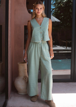 Колье-фенечка "Моно" с жемчугом