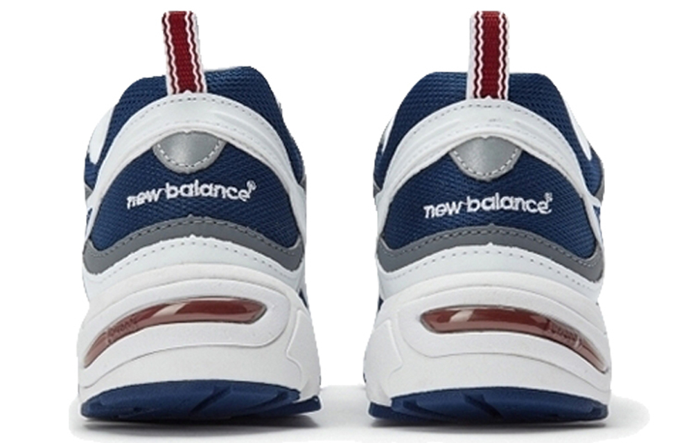 New Balance NB 878 comfortable low-cut sports casual shoes for men and women with the same white and blue