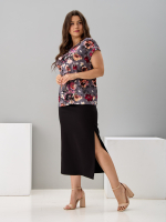 Футболка Фв-104/цветы-богемия