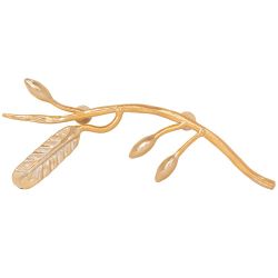 Ручка мебельная скоба Oliva Branch (Олива Бранч) левая Айвори