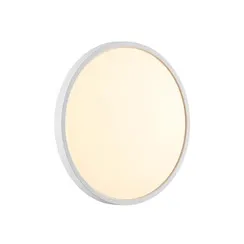 7659/24L MITRA LED SN 089 Светильник пластик/белый LED 24Вт 3000/4000K D300 IP40 ALFA WHITE