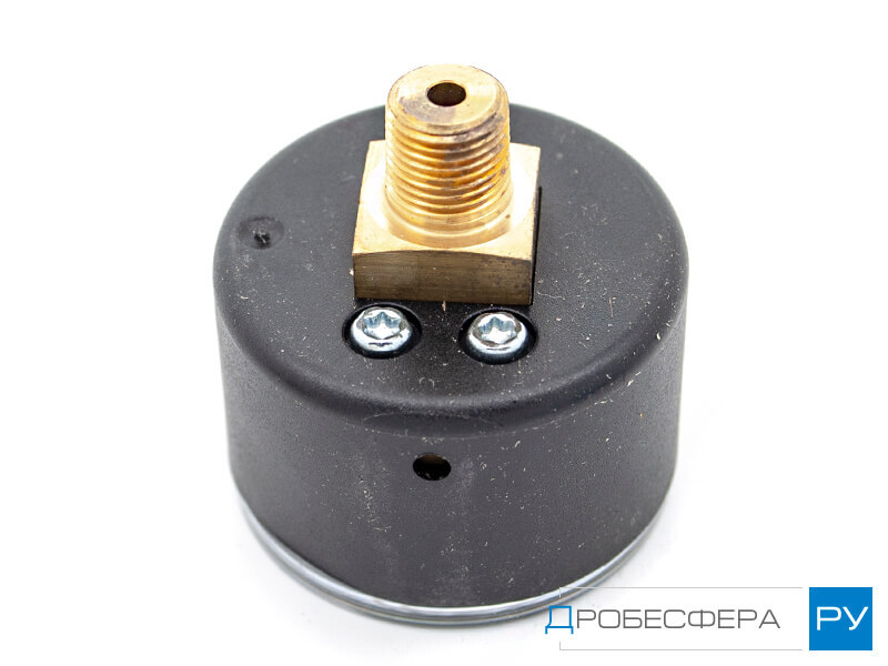 Манометр для компрессора 6 бар (0,6 МПа) осевой R 1/8" диаметр 39 мм арт. M043-P06