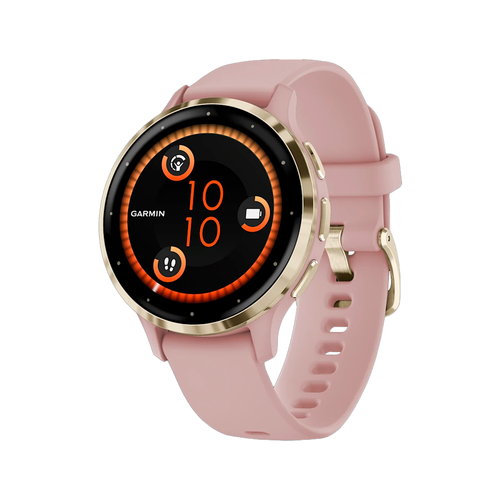 Умные часы Garmin Venu 3S, 41mm, Soft Gold / Dust Rose (010-02785-03)