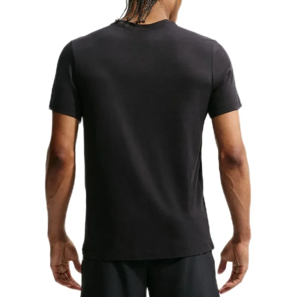 Мужская теннисная футболка Nike Dri-Fit Winning - black/hyper pink