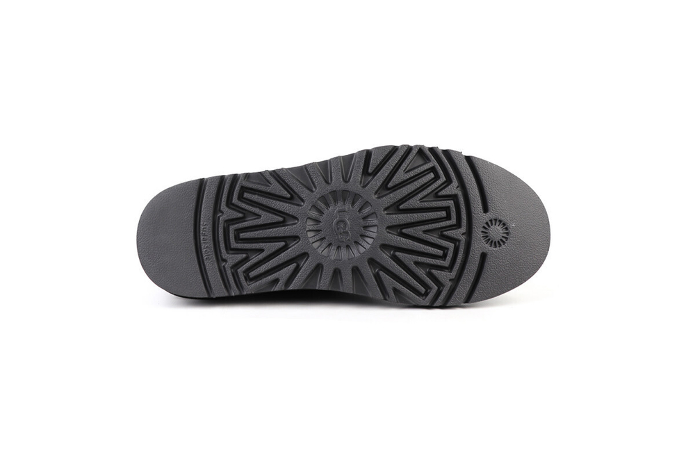 UGG Mens Slippers Flex Leather Black