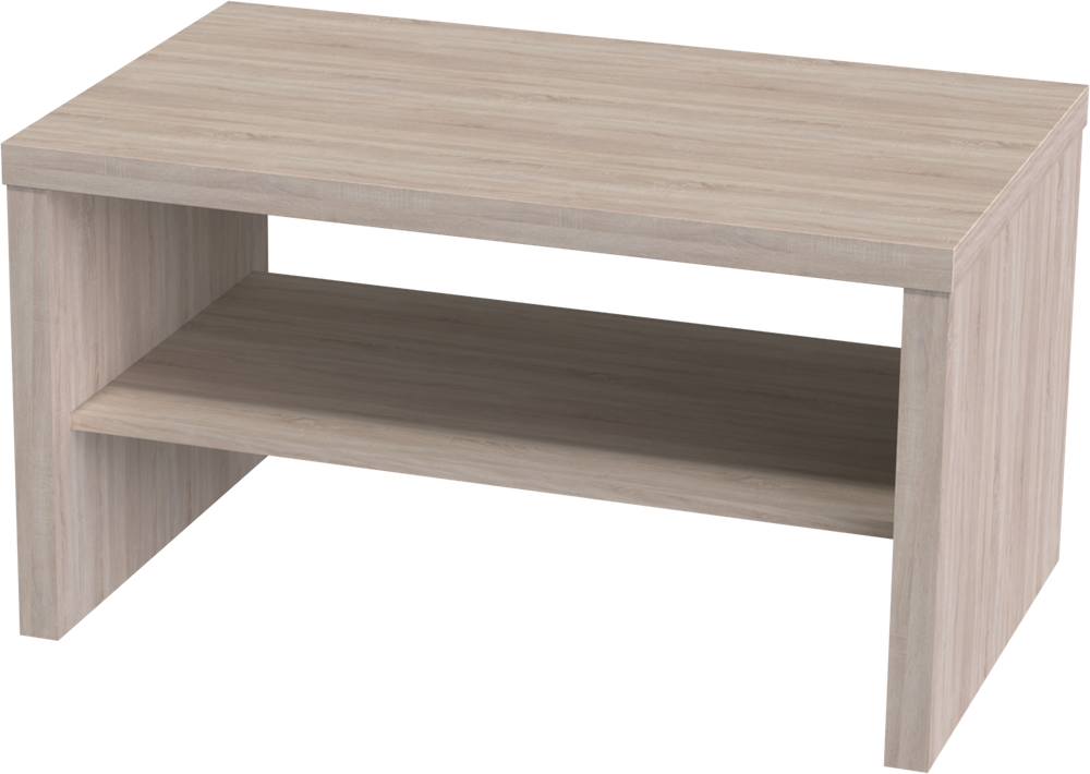 Стол журнальный Э С 82x50x45, дуб белёный