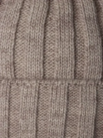 Шапка зимняя детская с помпоном на завязках и снуд