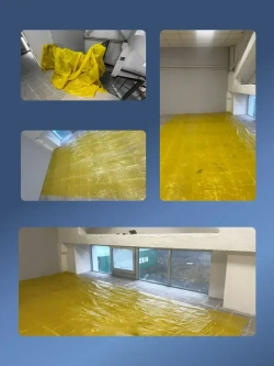 Пленка полиэтиленовая для защиты пола при ремонте