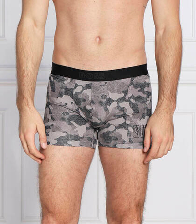 трусики-боксеры brief boss x nba BOSS BLACK - серый(50480176)