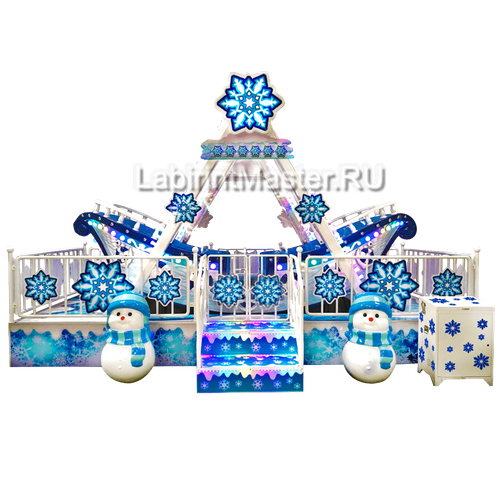 Аттракцион качели «Зимняя лодочка», 5,5×3×3,5 м
