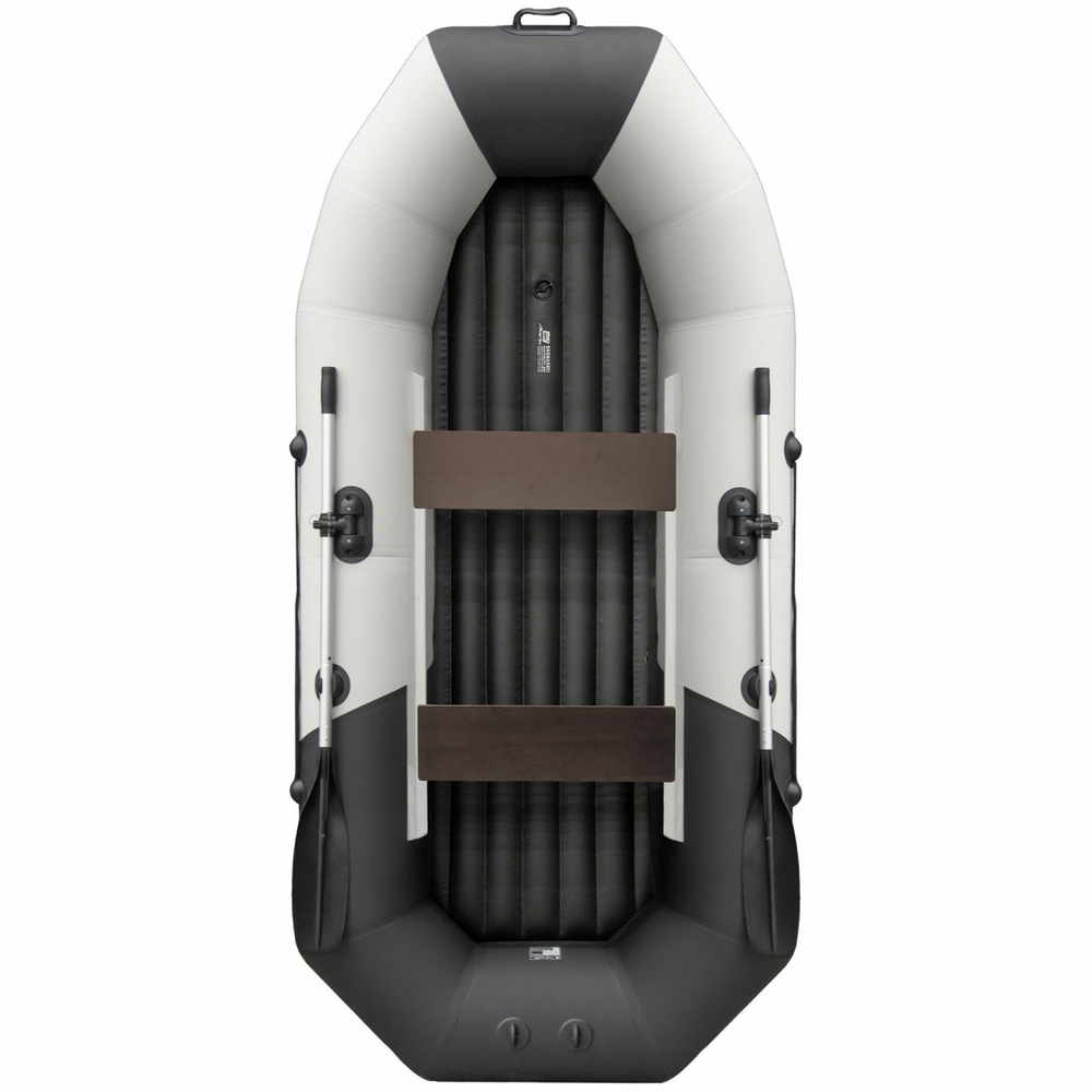 Таймень NX 270 НД Бронированная светло серый-черный (лодка ПВХ)