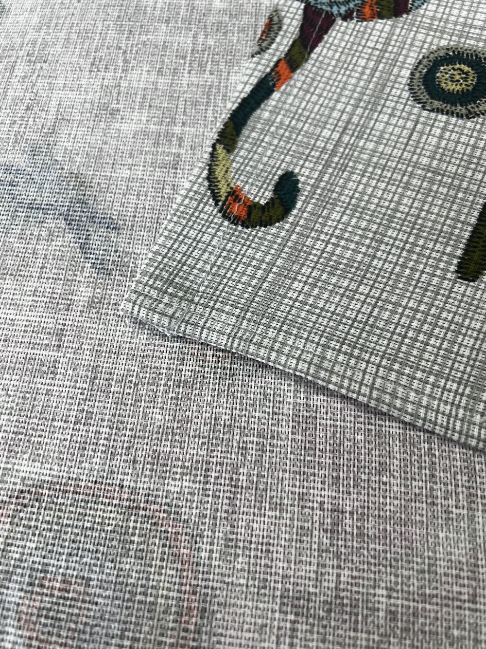 Штора из рогожки Сказка "Коты" 145х180 см 1 шт