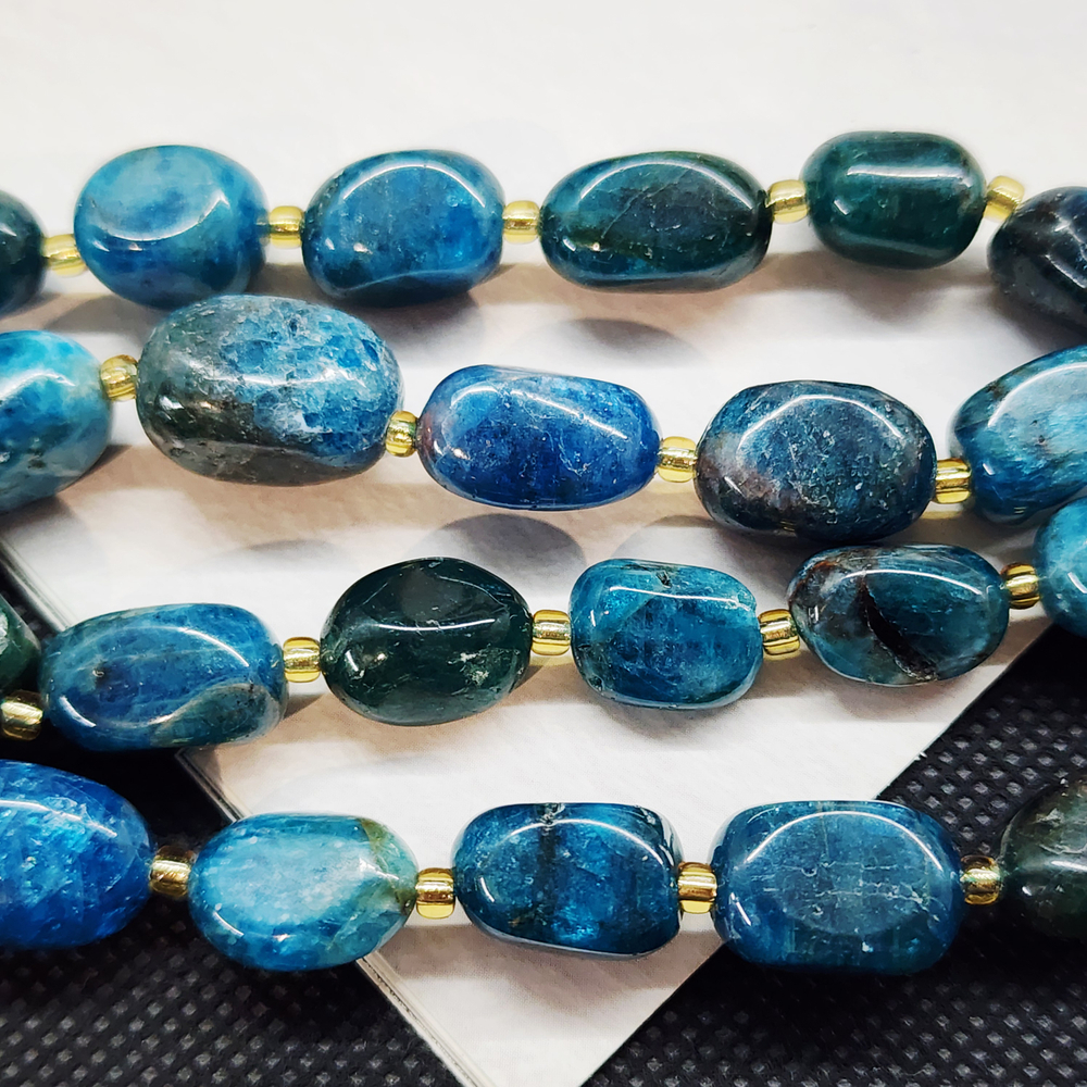 Апатит, крупная галтовка, 10-15 мм, камни овалы бочонки, штучно