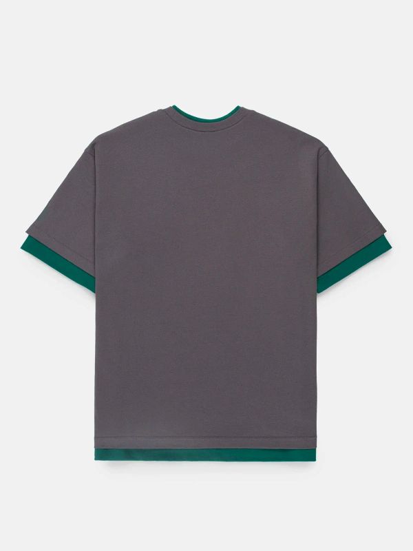 Футболка Тусайдер двусторонняя графит / зеленый - фото 6