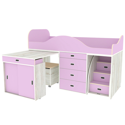 Кровать-чердак КарИВи Малыш Люкс Винтерберг Ирис