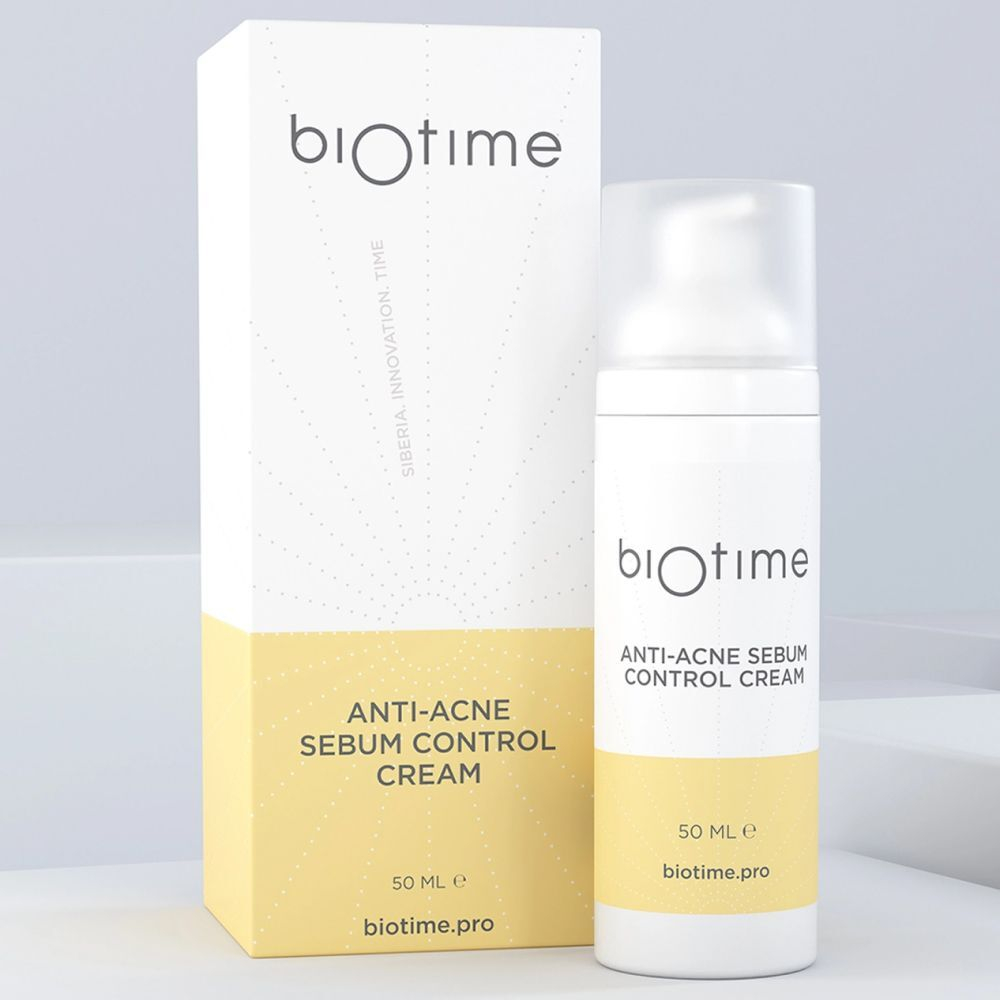 ANTI-ACNE SEBUM CONTROL CREAM - Себорегулирующий крем анти-акне (Биотайм), 50мл