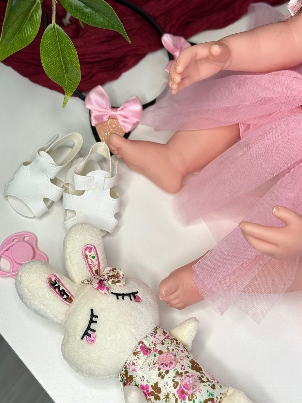 Кукла Реборн виниловая 55см в пакете (FA-002)