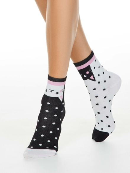 CONTE HAPPY Хлопковые носки c рисунками "Котики"