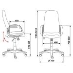 Кресло руководителя Бюрократ CH-808AXSN/TW-12