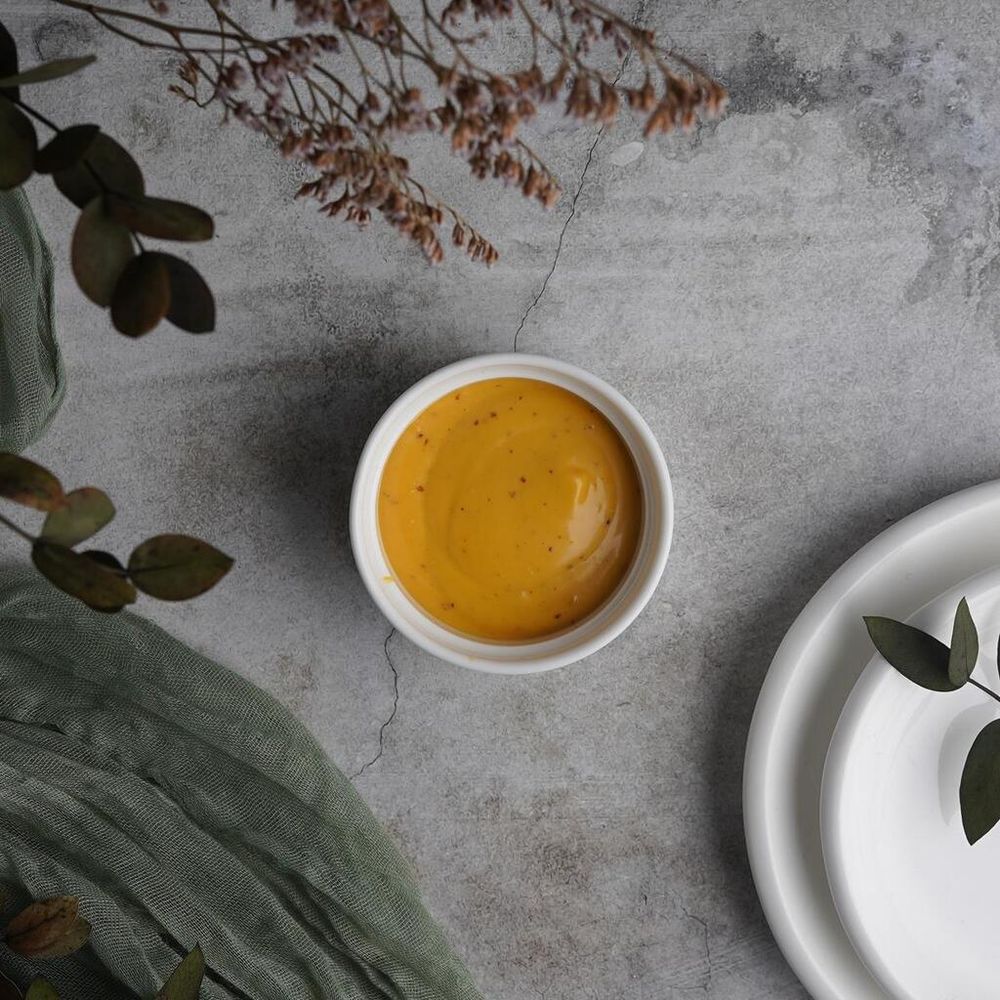 Соусник 75 мл 6,7 см h4 см круглый Рамекин рельефный белый фарфор P.L. Proff Cuisine [6]