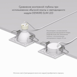 DK2031-WH Встраиваемый светильник, IP 20, 50 Вт, GU10, белый, алюминий