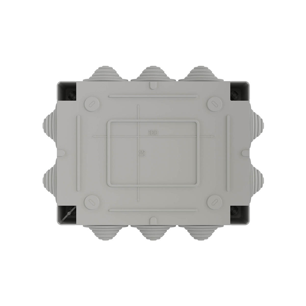 54100 коробка ответвительная с 10 кабельными вводами 190х140х70 DKC