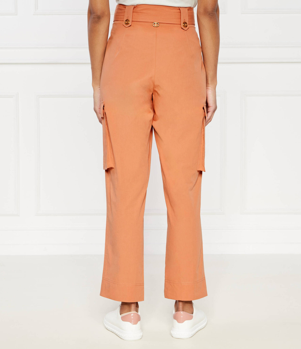 Брюки карго TWINSET - оранжевый(241TT2052)