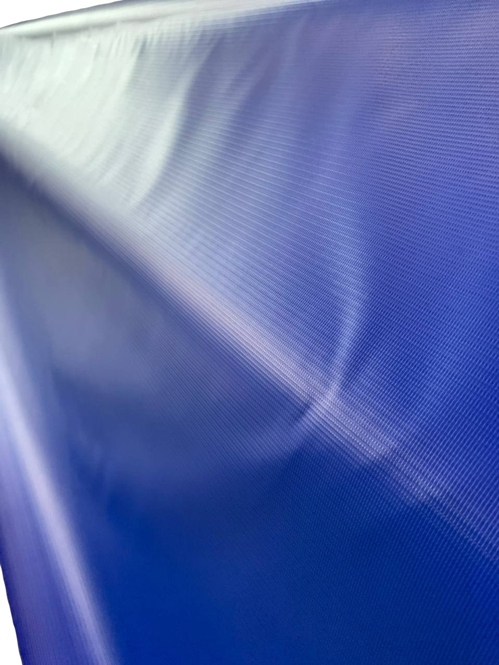 Тент в рулоне негорючий ПВХ 450 г/м2 синий 3х65 м (195 м2) огнестойкая ткань