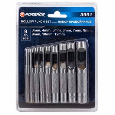Набор пробойников, 9пр Forsage F-3991