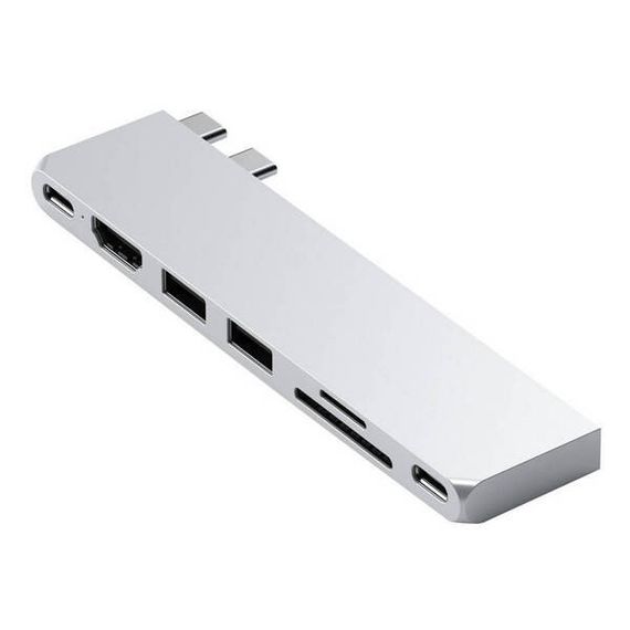 Адаптер Satechi USB-C Pro Hub Slim Adapter (ST-HUCPHSS) Silver