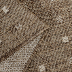 Ковер SIDE 0.5*0.8 дизайн 60131 BROWN/BEIGE