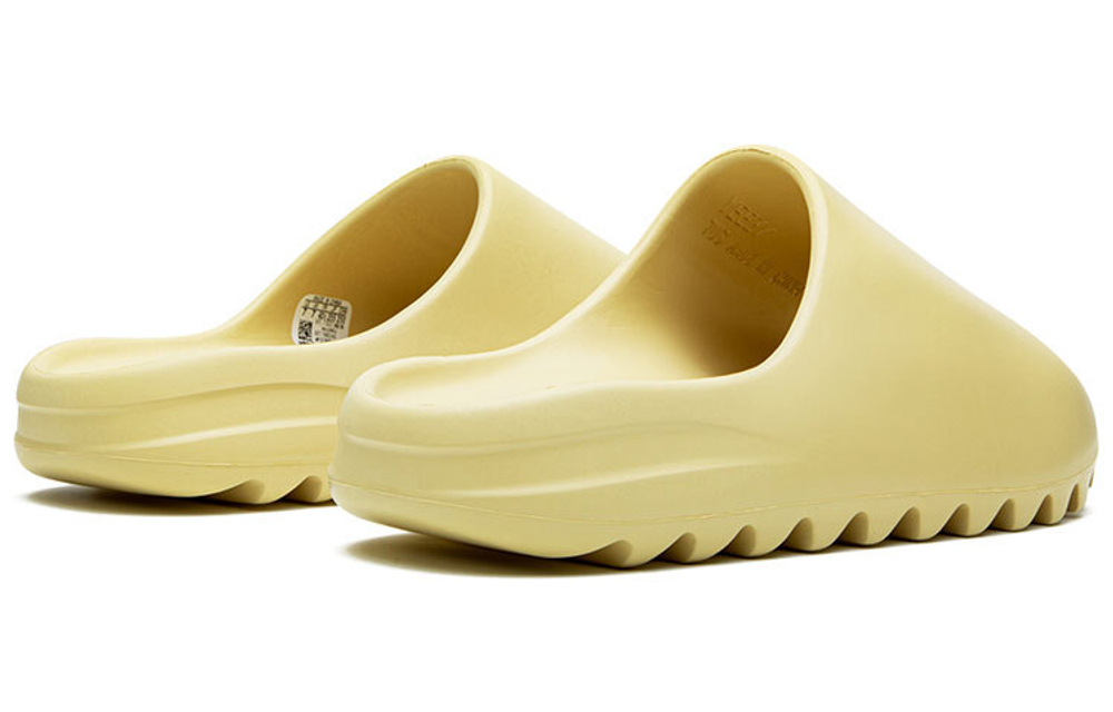 Adidas originals Yeezy Slide yellow "sand" sports slippers for men and women